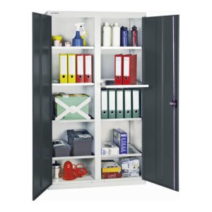 Stumpf Werkzeug- und Materialschrank 3000, RAL 7035/7016, 8 Wannen