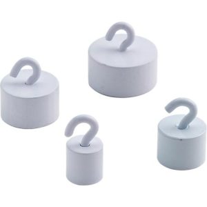 Super Kraftmagnete, weiß, 15 mm Super Kraftmagnete, weiß, 15 mm