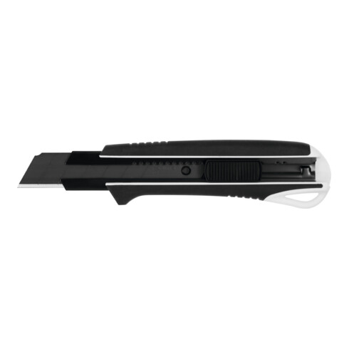Tajima Universal-Messer mit 2K-Griff, mit 1 Klinge, Razar Black, 25 mm, automatische Arretierung