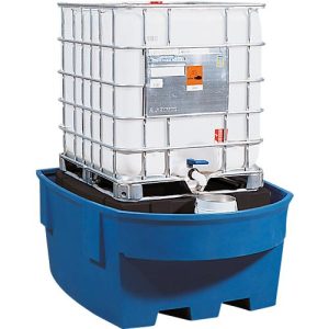 Tankcontainer-Station mit integrierter Abstellfläche Tankcontainer-Station mit integrierter Abstellfläche