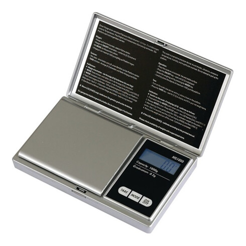 Taschenwaage Robust LCD 1000g PESOLA