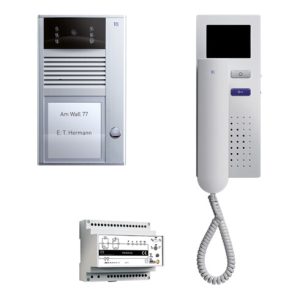 TCS Tür Control Video-Türsprechanlagenset Einfamilienhaus PVC1410-0010 TCS Tür Control Video-Türsprechanlagenset Einfamilienhaus PVC1410-0010