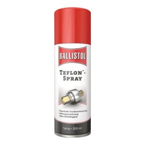 Teflon™-Spray farblos/weisslich n.dem Trocknen 200 ml Spraydose BALLISTOL Teflon™-Spray farblos/weisslich n.dem Trocknen 200 ml Spraydose BALLISTOL