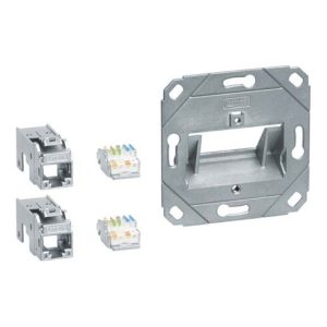 Tehalit Anschluss Modul 2x RJ45 Cat.6a GMKSRJ45C6A2