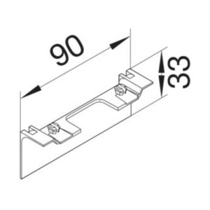 Tehalit Geräteträgerschürze 20x80mm verkehrsweiß SL20080AC vws Tehalit Geräteträgerschürze 20x80mm verkehrsweiß SL20080AC vws