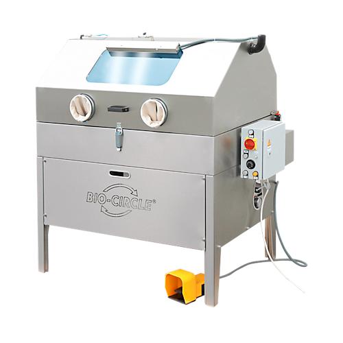 Teilewaschgerät BIO-CIRCLE® HP Vigo, bis 80 bar, bis 155 l, bis 45 °C, bis 150 kg, mit Druckluftpistole + Industriereiniger CB 100, 5 Kanister á 20 l