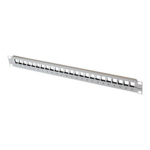 Telegärtner – Frontabdeckung – Grau, RAL 7035 – 1U – 48.3 cm (19′) – 24 Ports Telegärtner – Frontabdeckung – Grau, RAL 7035 – 1U – 48.3 cm (19′) – 24 Ports