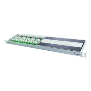 Telegärtner Kabelverbinder Multi 12x Cat.7, 19″, RAL7035 12xVM8-8 Telegärtner Kabelverbinder Multi 12x Cat.7, 19″, RAL7035 12xVM8-8