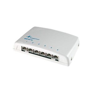 Telegärtner Mini Distributor MPD6-HS K Cat.6A – Oberflächenmontage-Verteilerkasten – CAT 6a – RJ-45 X 6 – Hellgrau, RAL 7035 Telegärtner Mini Distributor MPD6-HS K Cat.6A – Oberflächenmontage-Verteilerkasten – CAT 6a – RJ-45 X 6 – Hellgrau, RAL 7035