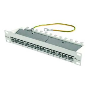 Telegärtner Mini PatchPanel Cat.6A MPP12-HS K 100007002 Telegärtner Mini PatchPanel Cat.6A MPP12-HS K 100007002