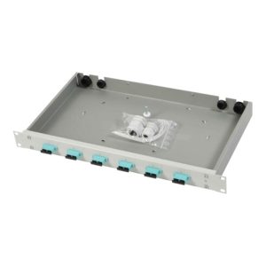 Telegärtner Spleißbox mit Kupplungen 12LCD PhBz türkis1HE TNSB-Be-12LCD-OM3 Telegärtner Spleißbox mit Kupplungen 12LCD PhBz türkis1HE TNSB-Be-12LCD-OM3