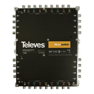 Televes Multischalter 9 in 16 Guß NEVO kaskadierb.o.NT MS916C Televes Multischalter 9 in 16 Guß NEVO kaskadierb.o.NT MS916C