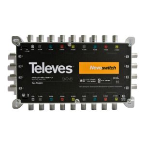 Televes Multischalter 9 in 8 Guß NEVO kaskadierb.o.NT MS98C Televes Multischalter 9 in 8 Guß NEVO kaskadierb.o.NT MS98C