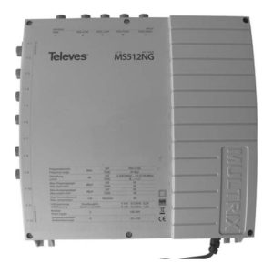 Televes Multischalter mit Netzteil MS512NG Televes Multischalter mit Netzteil MS512NG