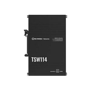 Teltonika TSW114 – Switch – unmanaged – 5 x 10/100/1000 – an DIN-Schiene montierbar, wandmontierbar – Passives PoE Teltonika TSW114 – Switch – unmanaged – 5 x 10/100/1000 – an DIN-Schiene montierbar, wandmontierbar – Passives PoE