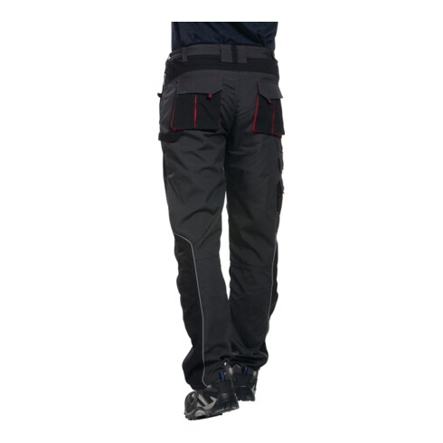 Terrax Berufshose Gr.56 dunkelgrau/schwarz 65% Polyester/35% Baumwolle (270gm²)