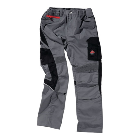 Terrax Damenhose Gr. 38 grau/schwarz 65%PES/35%BW