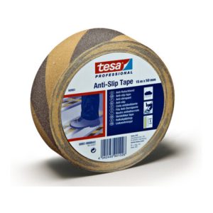 tesa Anti-Rutsch 15m x 50mm, schwarz/gelb tesa Anti-Rutsch 15m x 50mm, schwarz/gelb