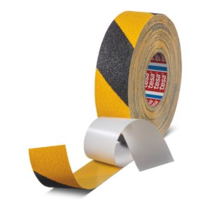 tesa Anti-Rutsch 60954 extra stark DIN 51130, 18m x 50mm, schwarz-gelb tesa Anti-Rutsch 60954 extra stark DIN 51130, 18m x 50mm, schwarz-gelb