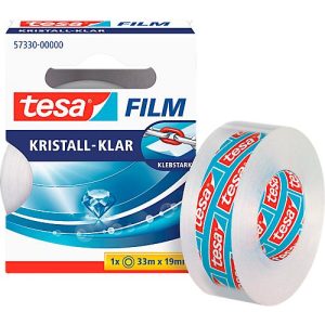tesa Film kristallklar, 33 m x 19 mm, 10 Rollen tesa Film kristallklar, 33 m x 19 mm, 10 Rollen