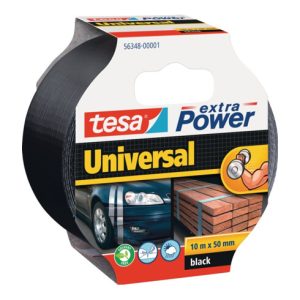 tesa® 56348 Gewebeband extra Power 10 m × 48 mm schwarz tesa® 56348 Gewebeband extra Power 10 m × 48 mm schwarz