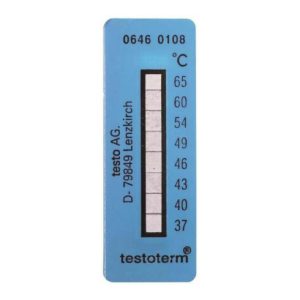 Testoterm Temperaturmessstreifen +37 bis +65 °C Testoterm Temperaturmessstreifen +37 bis +65 °C