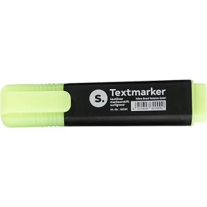 Textmarker S., mit Keilspitze, lichtbeständig, schnell trocknend, gelb, 10 Stück Textmarker S., mit Keilspitze, lichtbeständig, schnell trocknend, gelb, 10 Stück