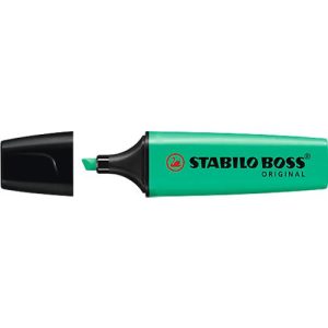 Textmarker STABILO® BOSS Original, Keilspitze, lichtbeständig, schnell trocknend, türkis, 1 Stück Textmarker STABILO® BOSS Original, Keilspitze, lichtbeständig, schnell trocknend, türkis, 1 Stück