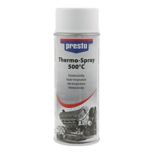 Thermo-Lackspray Profi 500GradC weiß 400 ml Spraydose PRESTO