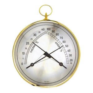 Thermometer/Hygrometer D.100mm m.Ms.-Ring Thermometer/Hygrometer D.100mm m.Ms.-Ring