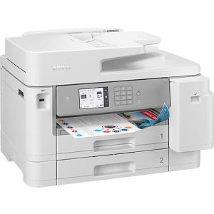 Tintenstrahl Multifunktionsdrucker Brother MFC-J5955DW, 4 in 1,USB/LAN/WLAN, Auto-Duplex/Mobildruck/NFC, 2 Papierkassetten, bis A3, mit CMYK-Patronen Tintenstrahl Multifunktionsdrucker Brother MFC-J5955DW, 4 in 1,USB/LAN/WLAN, Auto-Duplex/Mobildruck/NFC, 2 Papierkassetten, bis A3, mit CMYK-Patronen
