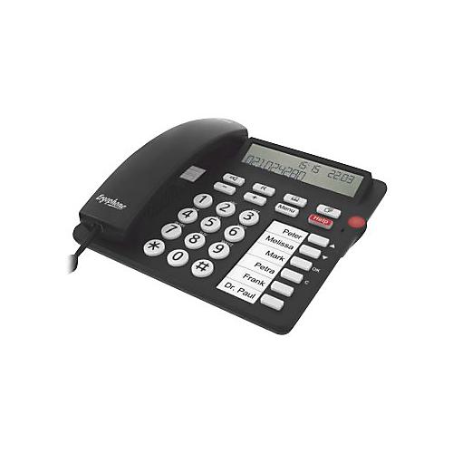 Tiptel Ergophone 1300 - Telefon mit Schnur mit Rufnummernanzeige