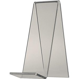 Tischaufsteller, glasklares PLEXIGLAS®, 140 mm hoch, 2 Stück Tischaufsteller, glasklares PLEXIGLAS®, 140 mm hoch, 2 Stück