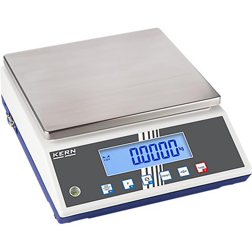 Tischwaage FCB, Zweitanzeige auf Rückseite, PRE-TARE-Funktion, RS-232, Wägebereich max. 8 kg