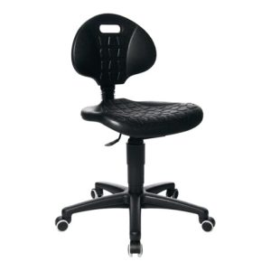 Topstar Arbeitsdrehstuhl mit Rollen PU-Schaum Sitz-H. 410-540 mm mit Kontaktrückenlehne Topstar Arbeitsdrehstuhl mit Rollen PU-Schaum Sitz-H. 410-540 mm mit Kontaktrückenlehne