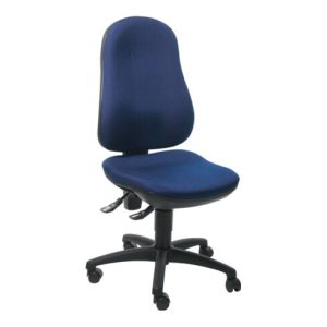 Topstar Bürodrehstuhl royalblau Lehnen-H.580mm Sitz-H.420-550mm ohne Armlehnen Topstar Bürodrehstuhl royalblau Lehnen-H.580mm Sitz-H.420-550mm ohne Armlehnen