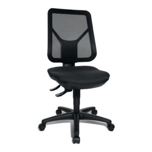 Topstar Bürodrehstuhl Sitzhöhe 430-510mm schwarz mit Lendenwirbelstütze ohne Armlehnen Topstar Bürodrehstuhl Sitzhöhe 430-510mm schwarz mit Lendenwirbelstütze ohne Armlehnen