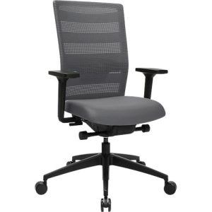 Topstar Bürostuhl Sitness AirWork, mit Armlehnen, 3D-Auto-Synchronmechanik, Muldensitz, Netzrücken, grau/schwarz Topstar Bürostuhl Sitness AirWork, mit Armlehnen, 3D-Auto-Synchronmechanik, Muldensitz, Netzrücken, grau/schwarz
