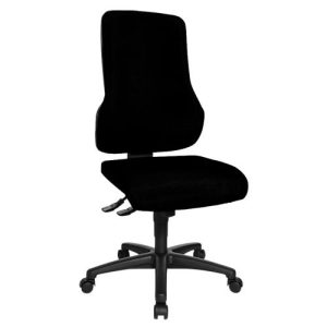 Topstar Bürostuhl TOP POINT, Synchronmechanik, ohne Armlehnen, hohe ergonomische Rückenlehne, schwarz Topstar Bürostuhl TOP POINT, Synchronmechanik, ohne Armlehnen, hohe ergonomische Rückenlehne, schwarz