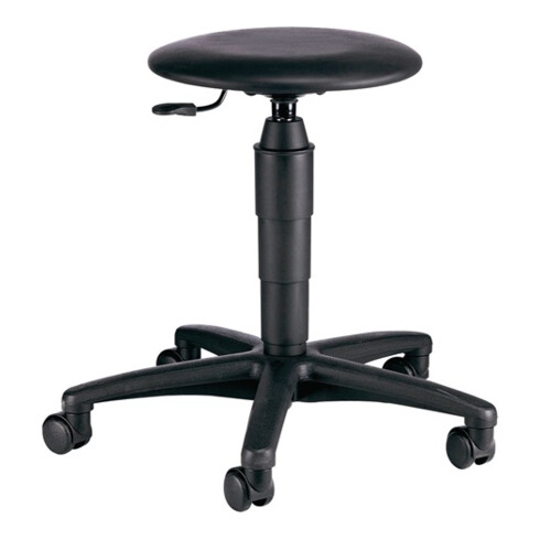 Topstar Drehhocker m.Rollen Kunstleder Sitz-H.420-550mm Sitz-D.360mm