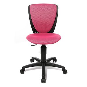 Topstar Kinderdrehstuhl High S´cool, ohne Armlehnen, Muldensitz, 3D-Netz-Rückenlehne, pink/schwarz Topstar Kinderdrehstuhl High S´cool, ohne Armlehnen, Muldensitz, 3D-Netz-Rückenlehne, pink/schwarz