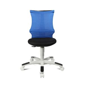 Topstar Kinderdrehstuhl S´neaker, ohne Armlehnen, Muldensitz, 3D-Netz-Rückenlehne, blau/schwarz/weiß Topstar Kinderdrehstuhl S´neaker, ohne Armlehnen, Muldensitz, 3D-Netz-Rückenlehne, blau/schwarz/weiß
