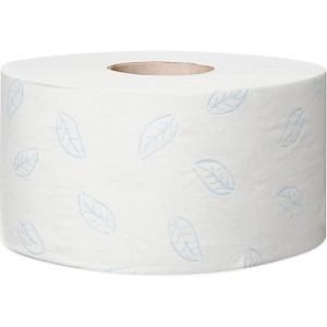 Tork® Premium Toilettenpapier Mini Jumbo Rolle 110253, 2-lagig, extra weich, hochwertig, 12 Rollen á 170 m, weiß