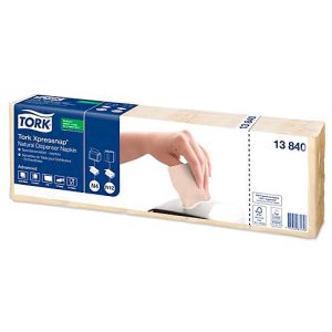 Tork® Servietten Xpressnap Fit® 13840, 2-lagig, für Serviettenspender, platzsparende Falzung, 8 Pack á 1125 Stk. (9000 Servietten), natur Tork® Servietten Xpressnap Fit® 13840, 2-lagig, für Serviettenspender, platzsparende Falzung, 8 Pack á 1125 Stk. (9000 Servietten), natur