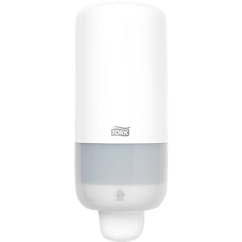 Tork® Spender für Schaumseife 561500, 'Easy to use' zertifiziert, B 113 x T 105 x H 286 mm, Kunststoff, weiß