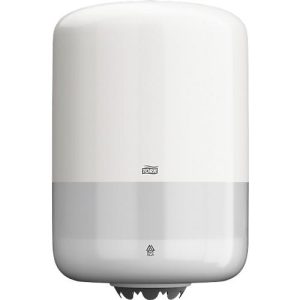 Tork® Toilettenpapierspender 559000, Innenabrollung, hohes Fassugsvermögen, Verriegelungsmechanismus, Kunststoff, weiß Tork® Toilettenpapierspender 559000, Innenabrollung, hohes Fassugsvermögen, Verriegelungsmechanismus, Kunststoff, weiß