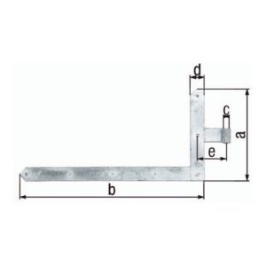 Torwinkelband 600x1000x60x120mm STA TZN li.ob 8mm GAH Torwinkelband 600x1000x60x120mm STA TZN li.ob 8mm GAH