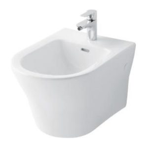 TOTO Wand-Bidet MH mit Hahnloch und Überlauf weiß
