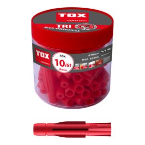 TOX Allzweckdübel Tri 10×61 mm in Runddose TOX Allzweckdübel Tri 10×61 mm in Runddose