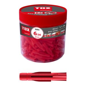 TOX Allzweckdübel Tri 6×36 mm in Runddose TOX Allzweckdübel Tri 6×36 mm in Runddose
